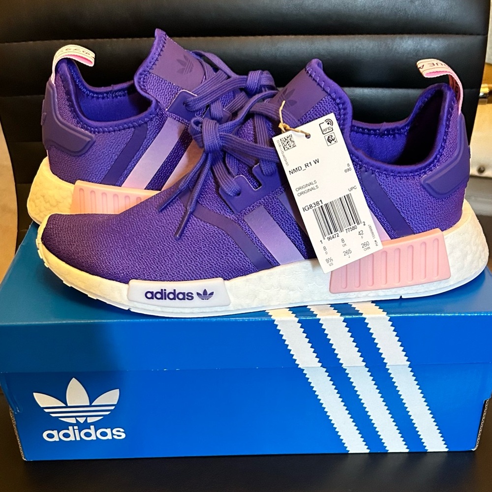 Adidas MND R1 ***new, never used*** size 9.5, purple